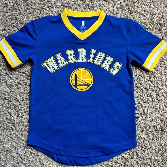 NBA Other - Boys NBA Golden State Warriors Jersey; Size M (10/12); Only Worn Once!